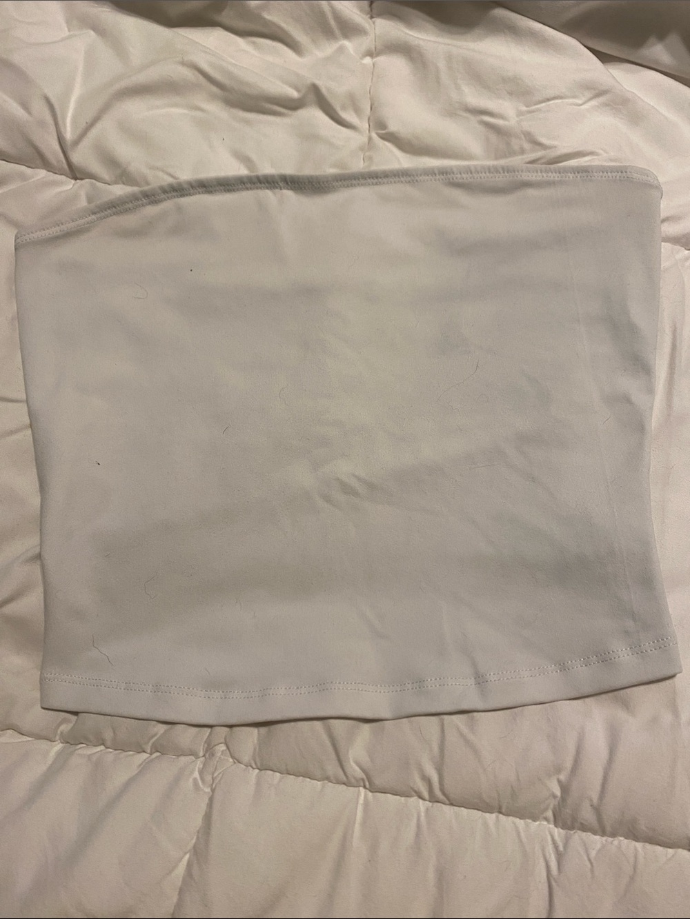 White Women's Tube top